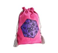 Foam Brain Dice Bag - Purple D20