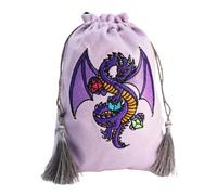 Foam Brain Dice Bag - Purple Dragon