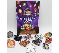 Foam Brain Games Epic Mystery Loot: Mini Metal RPG Set + Enamel Pin