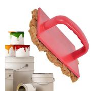 Foam Brush - Algae Texture Roller, Reusable Art Tools, Sponge Brush for Painting, Natural, for Shower, Bathroom, Kitchen, Wall, Ceiling, Face Painting and Craft Projects