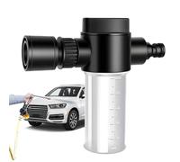 Foam Cannon Garden Hose - Durable Car Wash Foamer, High Pressure 100ml Bottle, Precision Watering Equipment with Measurement Scale for Lawn Outdoor Backyard Adults Professionals Cleaning