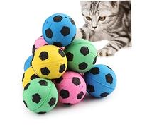 Foam Cat Balls 5pcs Soccer Cat Balls Large Cat Toy Balls Cat Play Toy Cats Interactive Ball Toy Indoor Outdoor