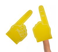 Foam Cheerleading Fingers - Foam Fingers For Fan, Cheerleading Gloves With Fingers | Accessories For Single Cheerleading Fingers, Big Finger, 18 Inch, We Are The Foam Hand No