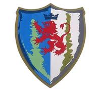 Foam Children’s Toy Shield - Soft Training Guard, Medieval Warriors Piece, Comfortable Hand Grip, Fantasy Outfit Gear | Combat Role Play Set with Costume Elements for Party Games Interactive Fun