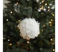 Foam Christmas Ball Christmas Tree Decoration Ball Ornaments Curtain Decor | Snowman Ornaments Fireplace Decorations Fireplace Decor for Festive Nights Home Party Wedding Tree Festival Decorations Xmas