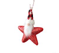 Foam Christmas Ornaments Set Santa Boots Star Skates Drum Pre-Attached Loop | Soft foam material Compact designs in 8.8-19 cm Bright red white green for fuller festive tree