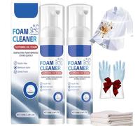 Foam Cleaner for Grease Stains on Clothes, Dry Foam Cleaner For Clothes, Foam Dry Cleaning Agent, Dry Spot Remover For Clothes, Fabric Dry Cleaning Agent (2 Pcs)