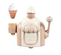 Foam Cone Ice Cream Foam Maker Kid Bath Toys Wall Mounted Bubble Bath Toys | Foam Ice Cream Bath Toy For Kid With Suction Cup, Manual Hand-Crank Ice Cream Machine Bubble Bath Toy For Bathtub Shower Room