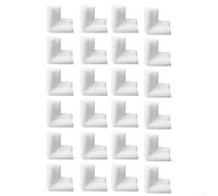 Foam Corner Protectors Created to Shield TV Screen Edges, Mirrors, and Frames from Accidental Knock and Drop Damage (24pcs)