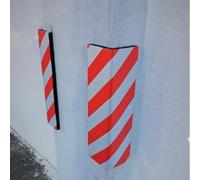 Foam corner protectors for garage walls, reflective edge protectors for cars and bumpers, universal post padding with strong adhesive, 90° wall protectors for gyms and private use