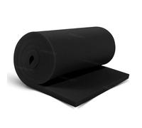 FOAM CRAFT® Black Upholstery Foam Sheets for Indoor/Outdoor Furniture padding, Chair Pads, Seat cushions & sofa bed foam padding | For campervans & dining chair cushion pads (12 x 24 inch, 2" Thick)