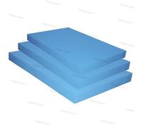 FOAM CRAFT® Blue High Density Upholstery Foam Sheet for Sofa Seat Cushions, Chair Pads & Sofa Topper | Seating Foam cut to size for Indoor/Outdoor Padding & Chair Cushions (65 x 200 cm, 10cm thick)