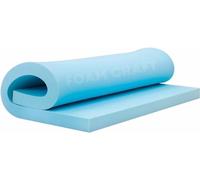 FOAM CRAFT® Blue High Density Upholstery Foam Sheets for Seat Pads & furniture renewal | Premium Quality Foam Padding for Indoor/Outdoor Sofa Bed, Bench Cushions & Chair Pads (12x18in, 4in Thick)