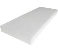 FOAM CRAFT® High Density White Upholstery Foam Sheet for furniture renewal, cushions & chair pads | Foam cut to size for seat pads, Premium Quality foam padding for sofa bed (40 X 40cm, Thick 7.5cm)