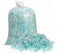 FOAM CRAFT® Shredded Foam Bean Bag Filling, High Density Upholstery & Gel Memory Foam Crumbs for Cushion Inserts, Flakes for futon, Cushion Foam for Pillows, Dog Bed & Couch Cushions (6, Kilograms)