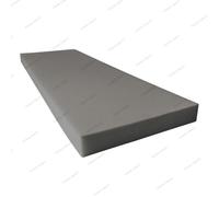 FOAM CRAFT® Upholstery Foam Sheet car seat cushion pads foam cut to size office chair gel cushion rattan garden furniture high density foam patio set chair pads & sofa bed (Grey, 45 x 55 x 2.5 cm)
