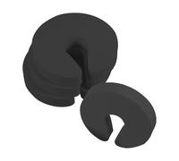 Foam Cushion Finger Pinch Guard | 4pcs Soft Padding Door Protector Safe Handling, Flexible Fit Smooth Edges Safety Door Stopper for Cabinet Doors Drawer Black/whte