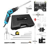 Foam Cutter 250 W 500 °C up to 250 mm With Socket Cutter & Additional Blades - Hot Knives by MSW Blue
