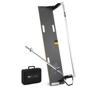 Foam Cutter Set 200 W 1350 mm / 350 mm With Hand Cutter 250 W - Polystyrene Cutters by MSW Black,Metallic silver