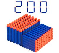 Foam Darts Refill Ball 7 cm for Nerf Strike Elite Series Blasters Compatible, Soft Ammo Dart Bullet Refill in Children's Outdoor Games and Toy, 200 Pieces - Blue