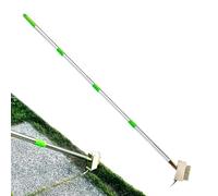 Foam Detangling Brush, Weeder Crevice 2 in 1 Manual Hard Bristles Manual Hard Bristle Weeding Tool Heavy Duty Crevice Remover Tool Garden Scrupter for Lawn Decking Garden