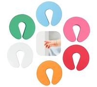 Foam Door Latch, 6 Pieces Locks Anti Pinch Finger Blocks Protects Doors And Windows Baby Safety Protection Baby Door Stop, Foam Door Stop, Safety Door Stop