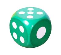 Foam Dot Dice 30cm Teaching Aids - Early Learning Toys for Developing Intelligence - Large Green Foam Dice for Boys Girls Kids Children Teachers