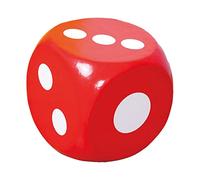 Foam Dot Dice 30cm Teaching Aids - Early Learning Toys for Developing Intelligence - Large Red Foam Dice for Boys Girls Kids Children Teachers