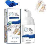 Foam Dry Cleaning Agent, 30ml Clothing Dry Foam Cleaners, Clothing Dry Cleaning Spray, Multi-purpose Dry Cleaning Clothing Cleansing Foam Rinse-Free Agent, Dry Foam Cleaner for Clothes (1)