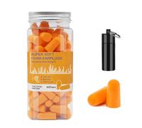 Foam Ear Plugs For Sleep 60 Pairs 38dB Noise Reduction With Case Travel Work