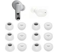 Foam Ear Tips Replacement for JBL Live Beam 3 / Tune Buds/Tune Buds 2 Earbuds, Memory Foam Ear Tips Noise Canceling Foam Eartips Ear Plug Ear Tip S/M/L 3 Size 6 Pairs, Silver, 2146pw