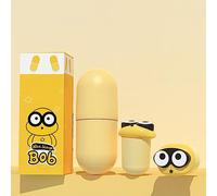 Foam Earplug, 1 Pair Foam Earplug Noise Reduction Animal Theme Flexible Sound Blocking Noise Cancelling Cute Earplugs for Sleeping Travel Cruise Flight Backpacking Work Study (Yellow)