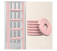 Foam edge pad,L Shape Safety Bumper Guard Protector Self-Adhesive Anti Collision Strips For Kids Furniture Corners Stairs(Pink,5 m/16.4ft)