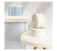 Foam edge protectors， Pre-Taped Edge Corner Protector, Protective Foam Cushion Strip Stair Cabinet Sharp Table(White-a,3pcs)