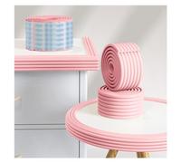Foam edge protectors， Pre-Taped Edge Corner Protector, Protective Foam Cushion Strip Stair Cabinet Sharp Table(Pink,4pcs)