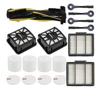 Foam & Felt Filter Set & Side Brushes for RV1001AE RV101 Vacuum Cleaner, Replaces Parts