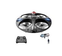 Foam Fighter Jet Drone for Kids, RC Plane Remote Control UFO Airplanes for Kids, RC Airplane Fighter Jet with Light, Beginner Friendly Helicopter Fighters Jets Drones for Boys And Girls