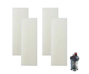 Foam Filter Pad Block for Fluval 206/207/306/307 Canister Filters, A222A1 Aquarium Filter Media Kit for Mechanical & Biological Filtration, Bio Foam Filters Pad Replacement Media Inserts Set - 4 Pack