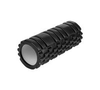 Foam Fitness Roller 33cm - Deep Tissue Massage Roller for Muscle Recovery - Trigger Point Massage for Sore Muscles, Back Pain & Workout Therapy - Black
