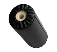 Foam Foot Pad Roller for Sit-Up Abdominal Exercisers, Sponge Tube Sleeve with PU Leather, Replacement Cushion for Leg Extension & Weight, Home Gym Accessory, Black