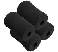 Foam Foot Pads Roller Set of 4 Cover Replacement for Total Trainer and Other Exercise Bike Training Equipment