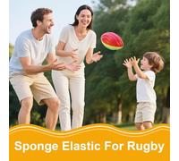 Foam Football - Colorful Kids Ball | Soft Pu Squeeze Toy, Solid Grip Practice Ball For Backyard Beach Party Indoor Outdoor Activity, Student Play Sport Training, Fun Safe Lightweight Sports To