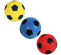 Foam Footballs | Pack of 3 | Blue, Yellow, Red
