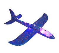 Foam Glider Planes - 18.9in | Foam Plane With Three-speed Lights | Airplane Glider | Hand Throw Toy | Kids Toy For Outdoor Play, Parent-child Activities, And Coordination Skill Development