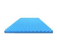 Foam Global Airflow Foam Mattress Topper, Egg Crate Foam Pad, Hospital Mattress Pad and Bed Topper for Support, Pressure Relief and Weight Distribution, Hospital Size Mattress, 2x33x72 Made in USA