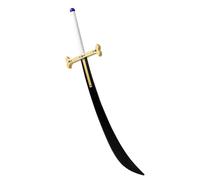 Foam Greatsword Prop 120cm Black Blade with Ornate Cross Guard Durable PU Cosplay Sword for Anime Inspired Costumes. Roleplay, Display, Larp