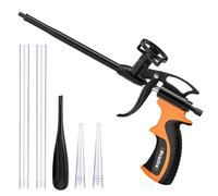 Foam Gun, Preciva Upgrade Foaming Guns, Heavy Duty Expanding PU FoamFiller Sprayer Applicator Polyurethane Filling, Sealing, Caulking