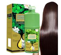 Foam Hair Colour, 500 ml Natural Grey Coverage, Vegetable Foam Dye for Frequent Travellers, Beauty Lovers, Household, Travel, Bathroom, Outdoor, Men, Women
