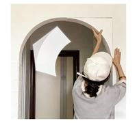 Foam Half Round Arch Kit, 2 PCS Paintable Doorway Trim, Lightweight Arch Trim for Living Room Hallway Balcony Door Frame Decor(45x45x45cm/17.7x17.7x17.7")