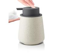 Foam Hand Soap Dispenser - 12 oz Bathroom Lotion Hand Pump Dispenser, Ceramic Foaming Soap Dispenser with Removable Pump for Kitchen Hand Wash Dispenser, Speckled Matte White